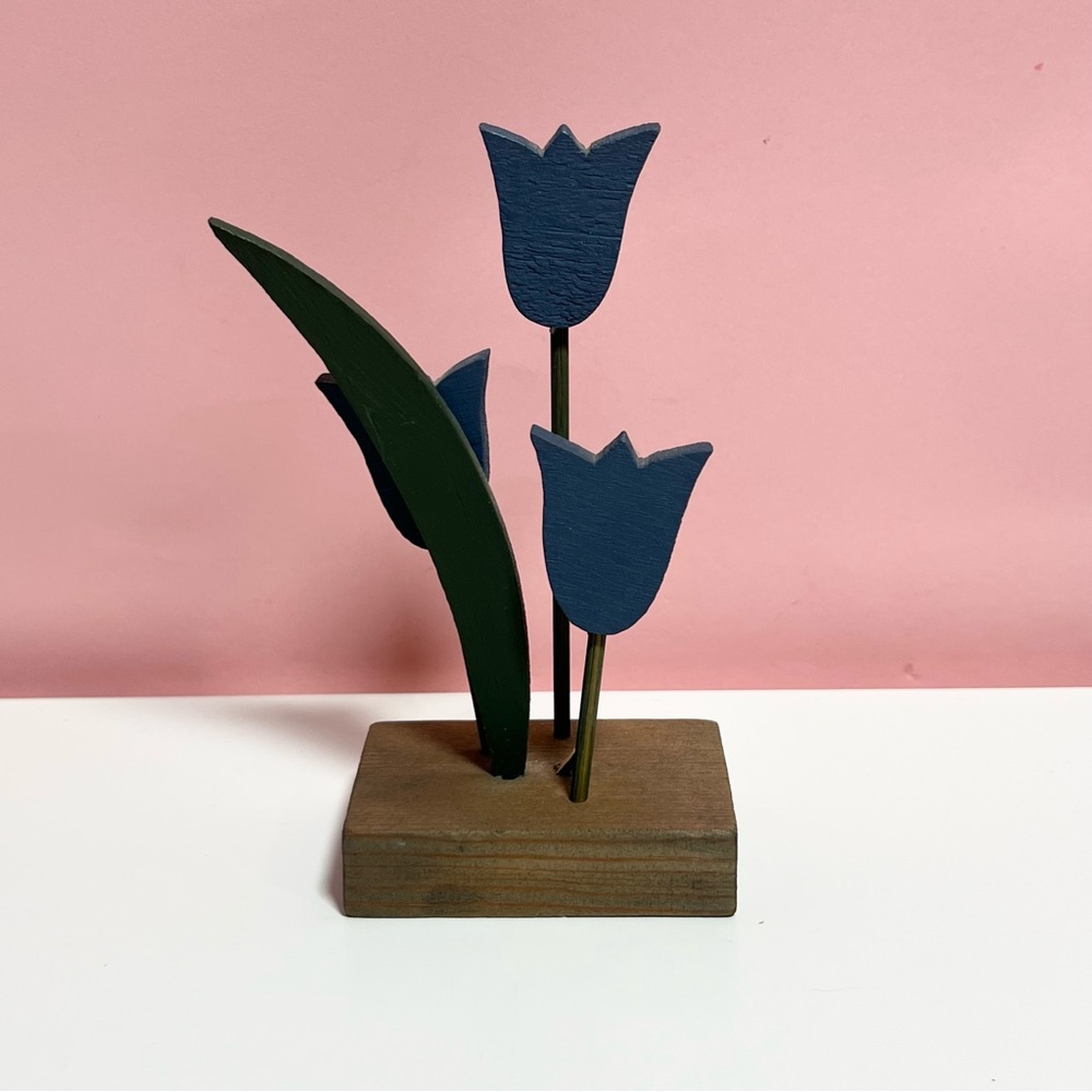 Vintage retro tulip decor piece - Picture 4 of 5